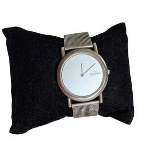 Skagen Stainless Steel Mesh Watch EUC